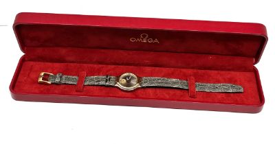 Boxed ladies omega wristwatch untested