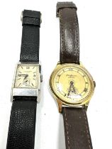 2 Vintage gents Benson wristwatch the watches are not ticking