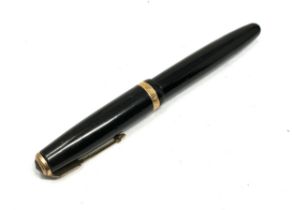 Vintage PARKER Duofold Black FOUNTAIN PEN