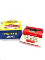 Petite super junior typewriter with original box