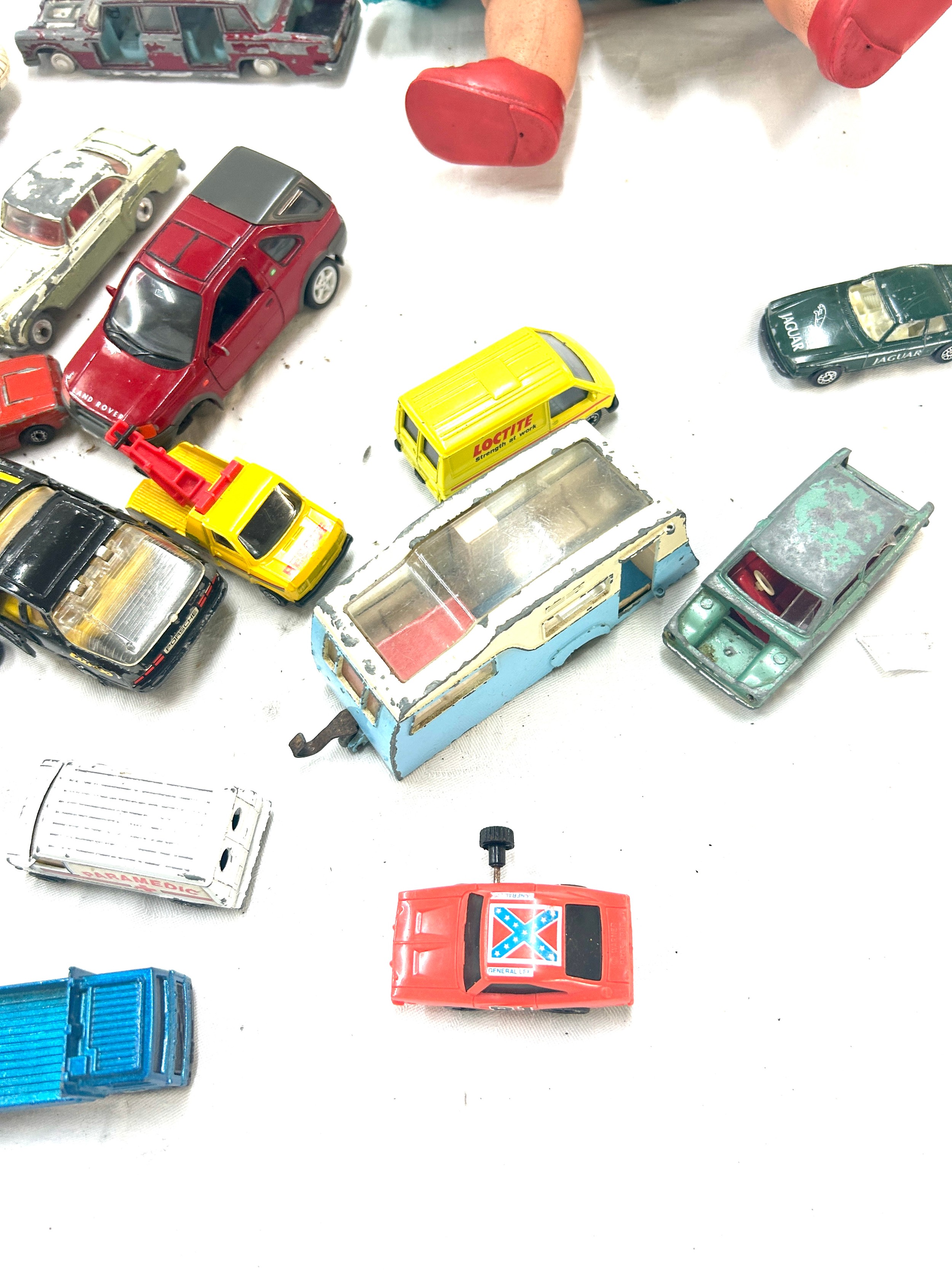 Vintage Doll, selection vintage diecast cars to include Dinky, Corgi, Matchbox etc - Image 4 of 5
