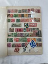 Selection of four stock cards full of stamps of New Zealand