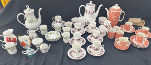 Selection of assorted part tea sets includes Paragon etc