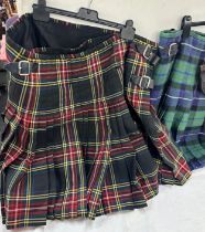 Two Scottish kilts and a sporran, both size 44