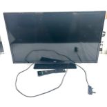 JVC 32 inch LED smart TV model lt32c670 with remote, working order