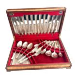 Vintage Viners rose silver plated cutlery set