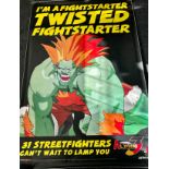 Playstation Fightstarter, twisted fightstarter promotional poster by Playstation, approximate