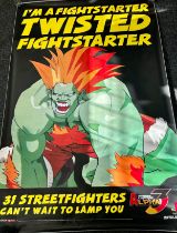 Playstation Fightstarter, twisted fightstarter promotional poster by Playstation, approximate