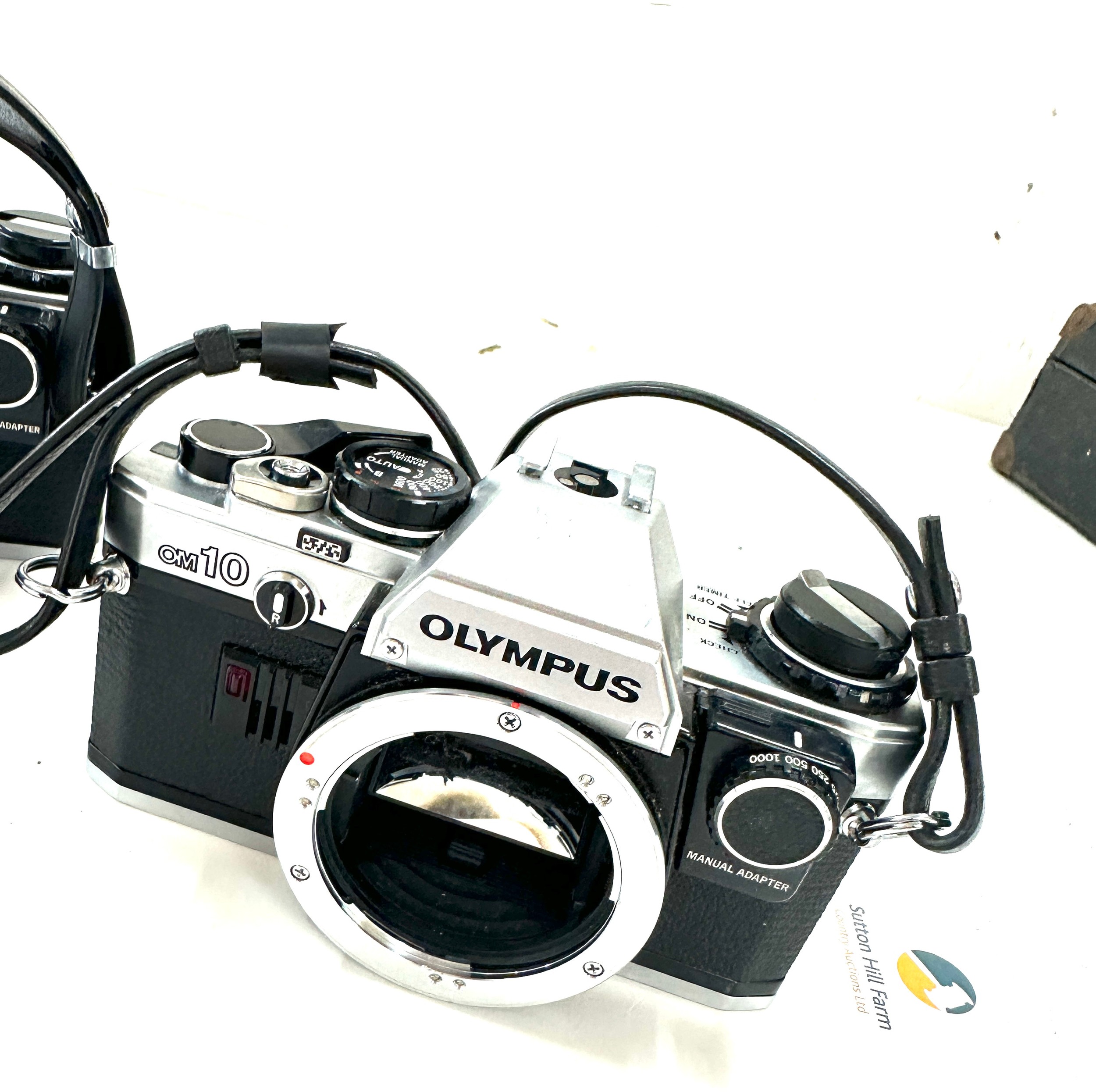 2 x olympus OM10 camera's, body only, no lens, untested - Bild 3 aus 5