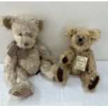 Willow Bear teddy - Gerald, Russ teddy bear 100th anniversary both in good overall condition both