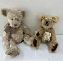 Willow Bear teddy - Gerald, Russ teddy bear 100th anniversary both in good overall condition both