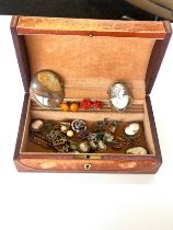 Box of vintage costume jewellery