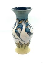 A Moorcroft pottery 'Fowlers Farm Goose' vase, designed by Kerry Goodwin, dated 2009, 8 inches tall