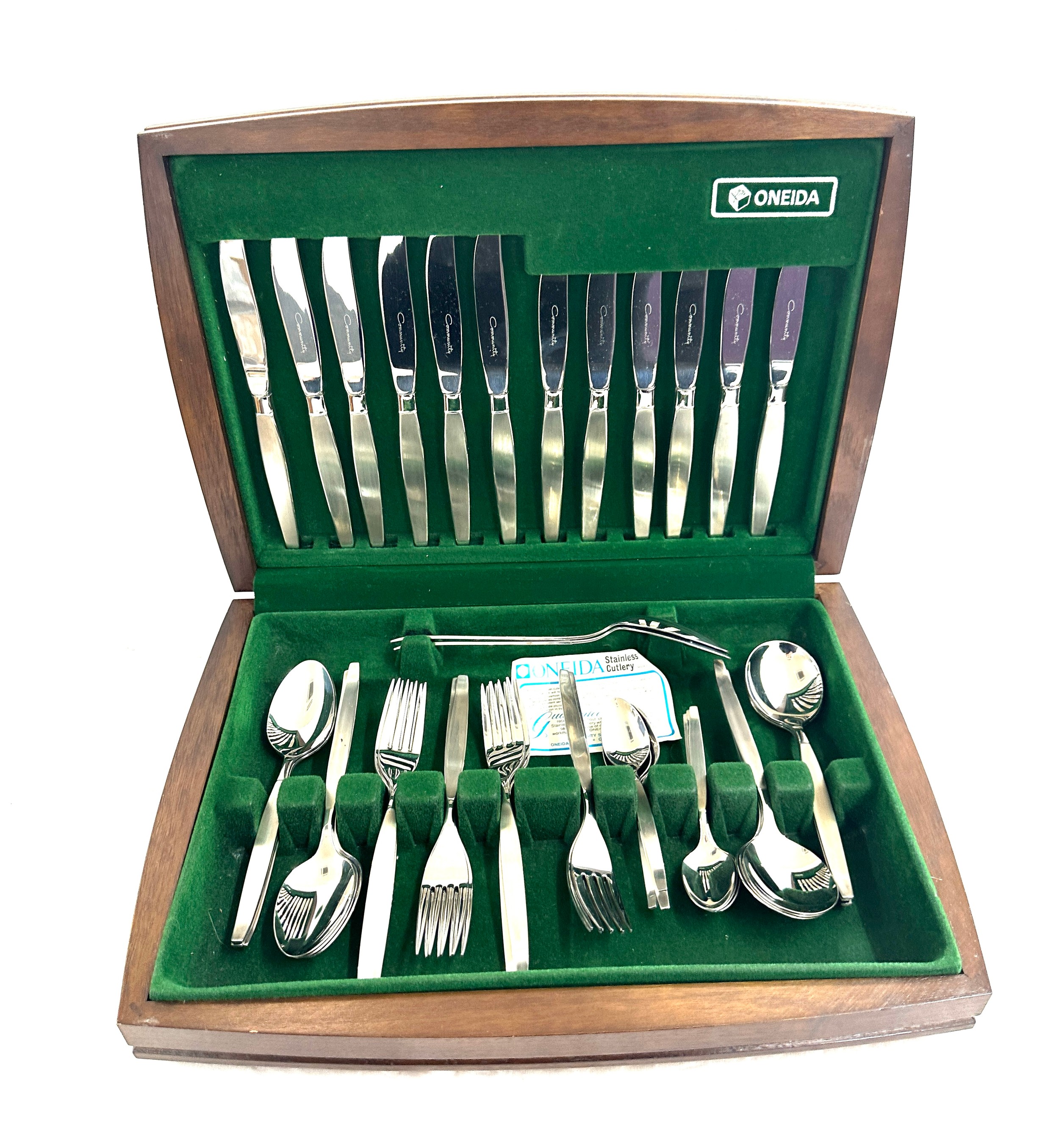 Vintage Oneida stainless steel cutlery set - Bild 2 aus 3