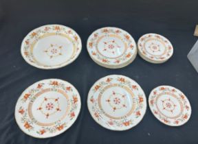 Royal worcester chamberlain prince regent 1811 part set