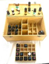 Selection of Essentials oils and case