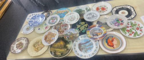 Large selection of assorted collectors plates