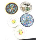 Selection of 5 Collectors plates includes Royal Doulton, Crown Ducal etc
