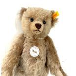 Steiff Teddy bear approx 32 cm beige Mohair EAN 005138 with original tags
