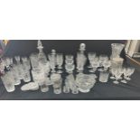 Large selection of antique and later glassware