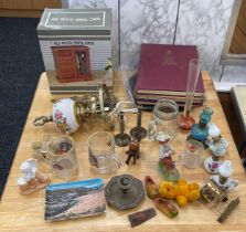 Selection of miscellaneous includes miniature oil lamps etc