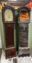 2 Vintage grandfather clock for spares