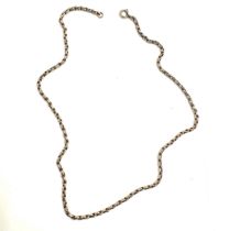 9ct ladies chain, total weight 10grams, 19 inches long