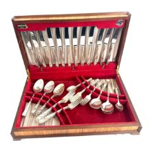 Vintage Viners rose silver plated cutlery set