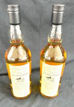 2 bottles of Inchgower 14 Year old Speyside single malt Scotch whisky