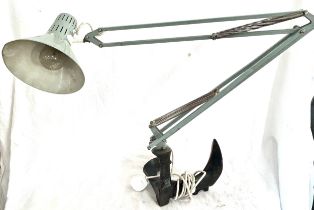 Vintage angle poise lamp untested with shoe last base