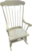 Antique painted rocking chair