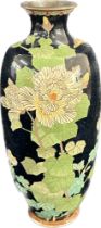 Antique japanese cloisonne vase height 24cm