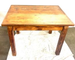 Pine dining table 29 inches tall 42 inches long 33 inces wide