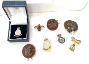 Selection of RAF pin badges