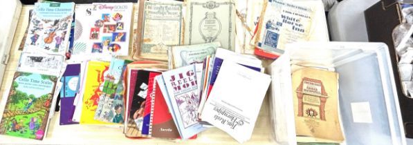 Large selection of vintage and later sheet music