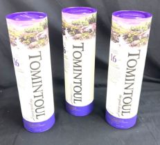 3 bottles of new and sealed Tomintoul 16 Year Old Single Malt Whisky, 70 cl bottles