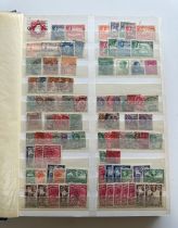 Stockbook containing over 1700 British commonwealth, KGVT stamps, prior 1953