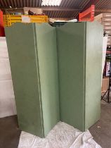 Antique 4 panel screen, measures approximately 75 inches tall 80 inches wide