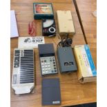 Selection of electrical items includes Calculator 810F, Model ITI-2 etc