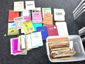 Large selection of vintage and later sheet music