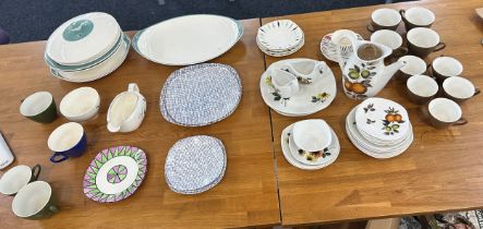 Selection of pottery miscellaneous to include Midwinter tea service, cups saucers etc