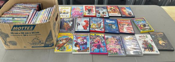 Large selection of assorted dvds includes Disney etc