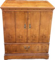 Tv/ drinks cabinet measures approximately 35 inches tall 29 inches wide 18 inches depth