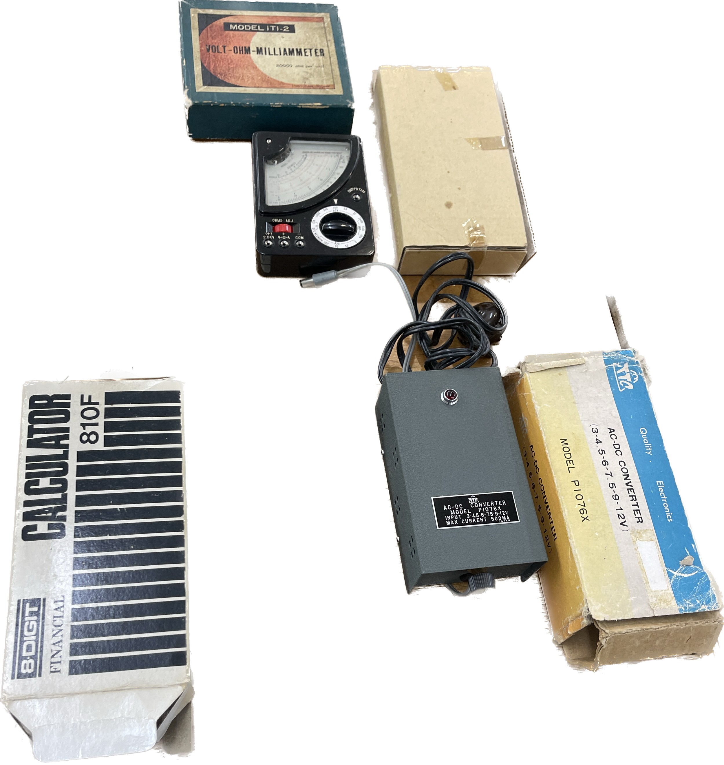 Selection of electrical items includes Calculator 810F, Model ITI-2 etc - Image 5 of 5