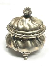 German silver trinket box / caddy