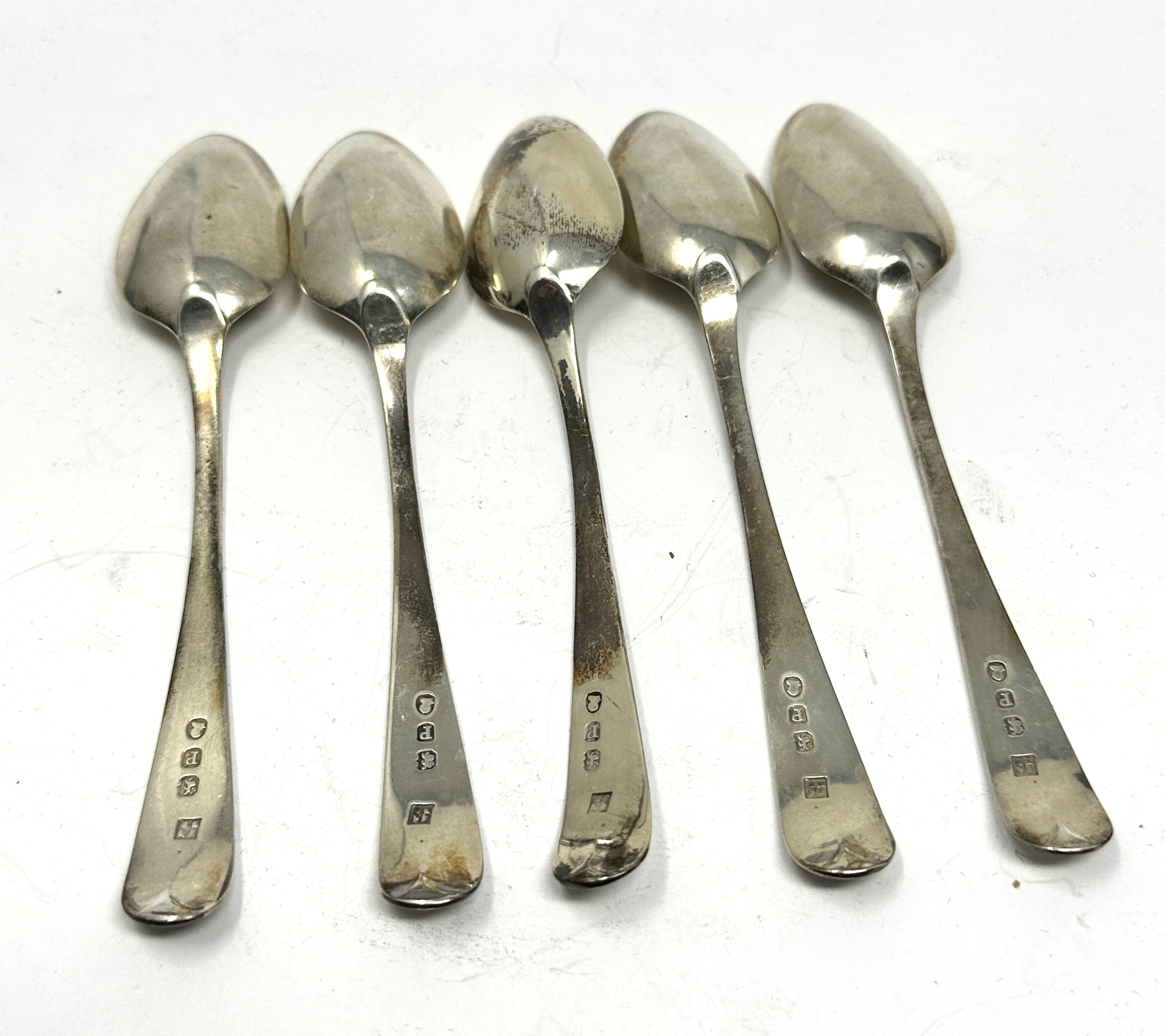 5 x . georgian silver teaspoons - Bild 2 aus 3