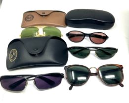 Collection of Designer Ray Ban Sunglasses x 6