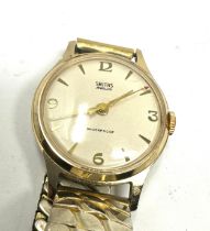 SMITHS Gold Tone Gents Hand-wind Wristwatch Working