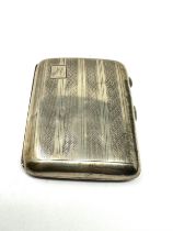 Silver cigarette case