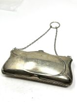 antique silver ladies coin purse / bag